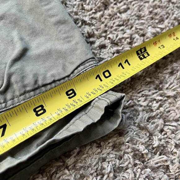 Timberland Cargo Shorts Mens Green Pockets Cotton Blend Board Sz.XL - Picture 5 of 8